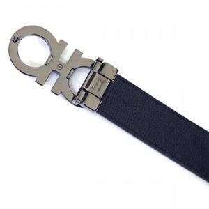 Ferragamo（フェラガモ） ベルト 長さ108.5まで対応 幅3.5 675542 644138 BLUE MARINE NERO