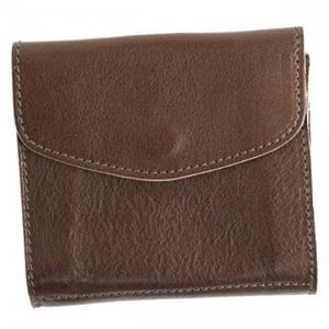 IL Bisonte（イルビゾンテ） 二つ折り財布（小銭入れ付） C0955 455 DARK BROWN