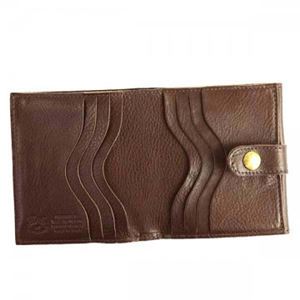 IL Bisonte（イルビゾンテ） 二つ折り財布（小銭入れ付） C0955 455 DARK BROWN