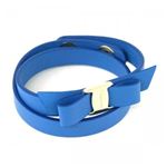 Ferragamo(�t�F���K��) �u���X���b�g 342254 647817 BLUE INDIEN/ORO CH