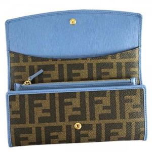Fendi（フェンディ） 長財布  8M0326 F031V TABACCO+CERULEO