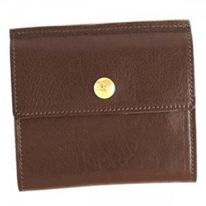 IL Bisonte(イルビゾンテ) Wホック財布 C0910 455 DARK BROWN
