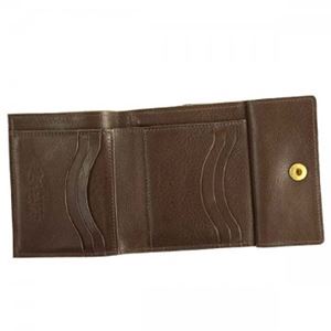 IL Bisonte(イルビゾンテ) Wホック財布 C0910 455 DARK BROWN