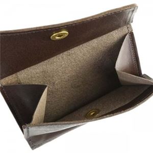 IL Bisonte(イルビゾンテ) Wホック財布 C0910 455 DARK BROWN