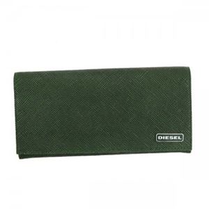 DIESEL（ディーゼル） 長財布  X03340 MILLITARY GREEN/BLACK P0517
