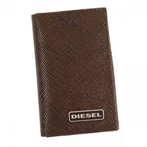 DIESEL(ディーゼル) キーケース X03346 LIGHT BROWN/DARK BROWN P0517