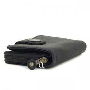 Kipling（キプリング） 二つ折り財布（小銭入れ付）  K13886 H61 BLACK LEAF