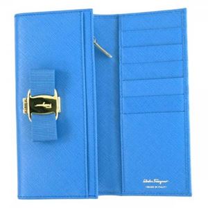 Ferragamo（フェラガモ） 長財布  22B559 643556 BLEU INDIEN