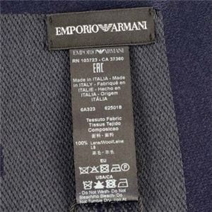 EMPORIO ARMANI（エンポリオアルマーニ） マフラー  625018 637 BLU MARINE