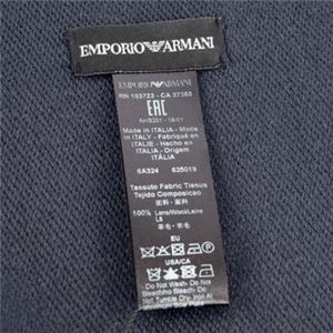 EMPORIO ARMANI（エンポリオアルマーニ） マフラー  625019 637 BLU MARINE