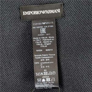 EMPORIO ARMANI（エンポリオアルマーニ） マフラー  625019 44 ANTRACITE