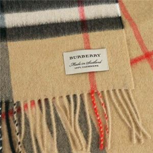 Burberry（バーバリー） マフラー  GIANT ICON 168 CORE CASHMERE  CAMEL