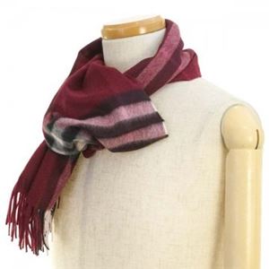 Burberry（バーバリー） マフラー  GIANT ICON 168  PLUM CHK