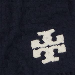 TORY BURCH（トリーバーチ） マフラー  32145412 409 NAVY/IVORY