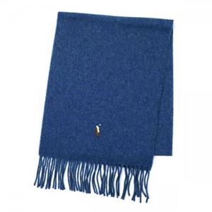 RalphLauren（ラルフローレン） マフラー  6F0200 461 BLUE PRINT HTHR