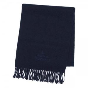 Vivienne Westwood（ヴィヴィアンウエストウッド） マフラー  S11 3000 NAVY