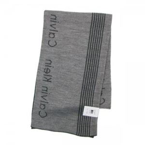 Calvin Klein（カルバンクライン） マフラー  77047 FLA FLANNEL/CHARCOAL