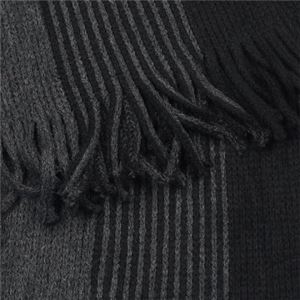 Calvin Klein（カルバンクライン） マフラー  77226 BLK BLACK/CHARCOAL