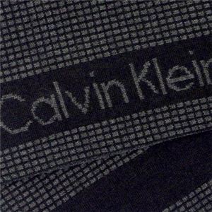 Calvin Klein（カルバンクライン） マフラー  77230 BLK BLACK/CHARCOAL