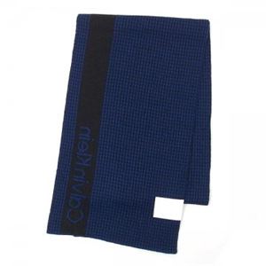 Calvin Klein（カルバンクライン） マフラー  77230 BLU BLACK/ROYAL