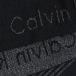 Calvin Klein（カルバンクライン） マフラー  77232 BLK BLACK/CHARCOAL