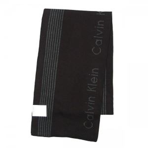 Calvin Klein（カルバンクライン） マフラー  77232 CHY BLACK CHERRY/CHARCOAL GREY