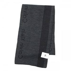 Calvin Klein（カルバンクライン） マフラー  77232 CHY BLACK CHERRY/CHARCOAL GREY