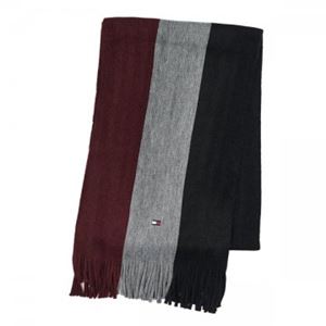TOMMY HILFIGER（トミーヒルフィガー） マフラー  H8CB3600 605 BURGUNDY