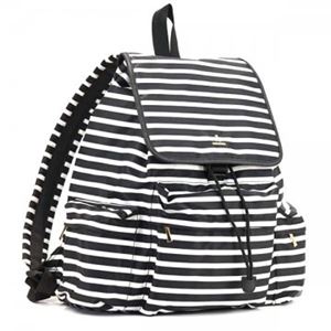KATE SPADE�i�P�C�g�X�y�[�h�j �o�b�N�p�b�N PXRU5733 71 BLACK�^CLOTTED CREAM