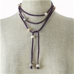 RUE GALANDE(�� �K�����h) �y���_���g/�l�b�N���X CLEAR PURPLE