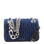 MIUMIU�i�~���E�~���E�j �V�����_�[�o�b�O 5BD023 F0008 BLEU