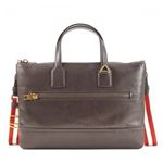 Bally(o[) u[tP[X BUSINESS BAG CHOCOLATE RED BALLY/BEIGE