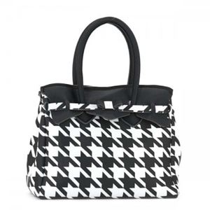 SAVE MY BAG (�Z�[�u�}�C�o�b�O) �n���h�o�b�O 10204N PIED DE POULE MAXI