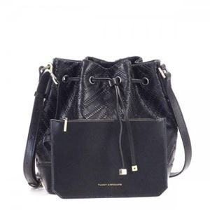 TAMMY��BENJAMIN (�^�~�[���x���W���~��) �i�i���K�P�o�b�O WOVEN BLACK