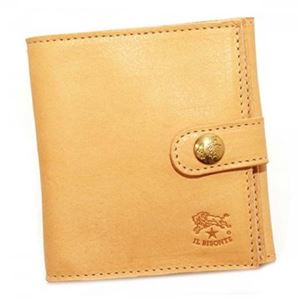 IL BISONTE(イル ビゾンテ) 二つ折り財布(小銭入れ付) C0955 120 NATURAL