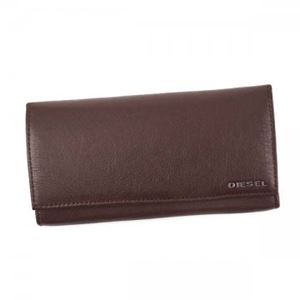 DIESEL(ディーゼル) 長財布 X04457 H6252 BROWN/ACID GREEN/WHITE