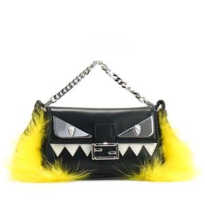 Fendi�i�t�F���f�B�j �V�����_�[�o�b�O 8M0354 F06EE NERO