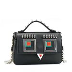 Fendi�i�t�F���f�B�j �i�i���K�P�o�b�O 8M0371 F07AG OCCHI QUADRATI NERO