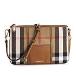 Burberry�i�o�[�o���[�j �i�i���K�P�o�b�O LS PEYTON BHO 3017T BROWN OCHRE