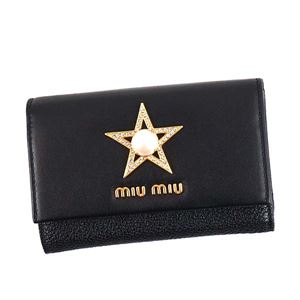 MIUMIU�i�~���E�~���E�j 3�܂�J�[�h 5MH373 F0002 NERO