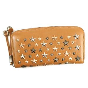 Jimmy Choo(ジミーチュウ) 長財布 FILIPA CANYON/ROSE GOLD GUNMETAL METALLIC MIX