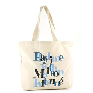 MAISON KITSUNE�i���]���L�c�l�j �g�[�g�o�b�O U827-ECBL ECRU BLUE