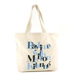 MAISON KITSUNE�i���]���L�c�l�j �g�[�g�o�b�O U827-ECBL ECRU BLUE