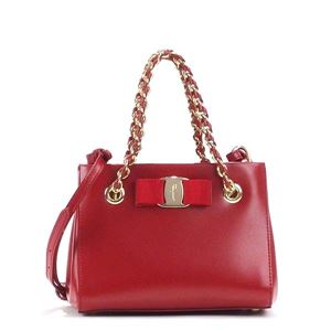 Ferragamo�i�t�F���K���j �n���h�o�b�O 21G191 663343 ROSSO/MAGEN