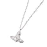 Vivienne Westwood�i���B���B�A���E�G�X�g�E�b�h�j �y���_���g/�l�b�N���X BP624254/1 WHITE CUBIC ZIRCONIA/RHODIUM