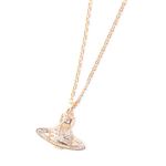 Vivienne Westwood�i���B���B�A���E�G�X�g�E�b�h�j �y���_���g/�l�b�N���X BP624254/2 WHITE CUBIC ZIRCONIA/GOLD
