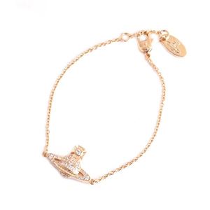 Vivienne Westwood�i���B���B�A���E�G�X�g�E�b�h�j �u���X���b�g BB624255/2 WHITE CUBIC ZIRCONIA/GOLD