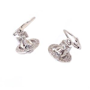 Vivienne Westwood�i���B���B�A���E�G�X�g�E�b�h�j �s�A�X BE624253/1 WHITE CUBIC ZIRCONIA/RHODIUM