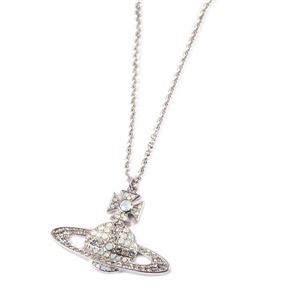 Vivienne Westwood�i���B���B�A���E�G�X�g�E�b�h�j �y���_���g/�l�b�N���X BPD1004/6 WHITEOPAL/CRYSTAL/RHODIUM