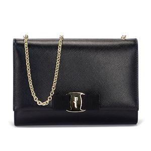 Ferragamo�i�t�F���K���j �V�����_�[�o�b�O 22B558 588256 NERO